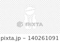 Builder, construction, protective and safety, graphic animation. Alpha channel. Transparent background motion design. 4K resolution 140261091