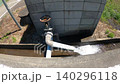 夏季利用水泵將灌溉渠道中的水排出 140296118