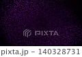 Neon purple particles flowing dynamically on a dark background 140328731