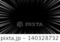 Dynamic anime style speed lines radial motion effect on black background 140328732