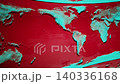 3d render Highly detailed revolving futuristic world map looped 140336168