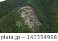 Aerial footage of a logging site in Taka District, Hyogo Prefecture. 140354998