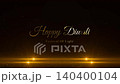 luxury gold happy diwali festival with golden light effect 140400104