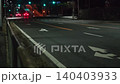 Scenes of empty roads and intersections in Japan at night 140403933