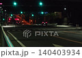 Scenes of empty roads and intersections in Japan at night 140403934