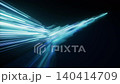Flowing neon curve lines background, 3d rendering. 140414709