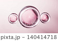 Transparent pink liquid bubbles background, 3d rendering. 140414718