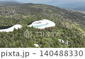 Kagaminuma Pond, which straddles Akita and Iwate Prefectures, and the scenery from Hachimantai Dragon Eye. 140488330