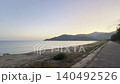 [Karatsu City, Saga Prefecture] The calm morning sea at Hamasaki Beach 140492526