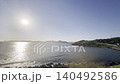 [Karatsu City, Saga Prefecture] The coastline of Hatodomari Cape and the blue sea 140492586