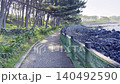 [Karatsu City, Saga Prefecture] The coastline of Hatodomari Cape and the blue sea 140492590
