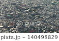 Aerial View from Plane Window over Dense Ho Chi Minh City Urban Sprawl 140498829