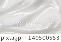 Macro white smooth eye, skin cream texture, closeup beauty facial cosmetics mask 140500553