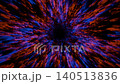 Looped background with dynamic tunnel of blue and orange energy patterns in warp speed portal style. Fast flying through a glowing plasma wormhole for science fiction and technology. VJ loop 4K 60fps 140513836