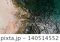 Aerial view clear turquoise water of Mediterranean sea 140514552