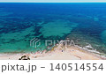 Aerial view clear turquoise water of Mediterranean sea 140514554