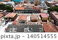Aerial view residential buildings rooftops of Torre de la Horadada  140514555