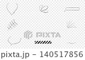 Hand drawn simple line doodles set minimal organic shapes and abstract decorative elements 140517856
