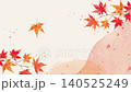 Autumn loop animation background with watercolor-style falling autumn leaves | Maple leaves, Japanese style, video material 140525249