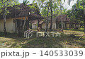 Bankrupt tourism property in Thailand. Video captures the overgrown villas and infrastructure as a direct visual case study of business failure and market collapse. High quality 4k footage 140533039