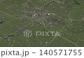3D looped animation of city - San Antonio Texas, USA 140571755