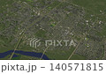 3D looped animation of city - Bismarck North Dakota, USA 140571815