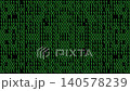 Binary Code Matrix Digital Background in Green 140578239