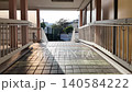 April 26 2026 HONG KONG  Pedestrian footbridge crosses over. 140584222