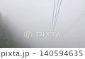 A gondola making its way through the fog in Vancouver, Canada. 140594635
