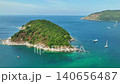 Amazing small island in Phuket Thailand,High quality 4k footage beautiful sea background 140656487