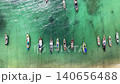 Top view longtail fishing boats in Phuket Thailand 140656488