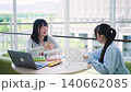 University students studying in the cafeteria 140662085