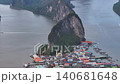 Aerial view of ko panyi floating muslim village, Thailand  140681648