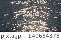 the magical glare of the sun on the surface of the water, Glowing endless calm water surface ripple smooth river at sunset 140684378