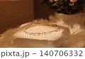 Natural stone bracelet on rotating display stand in close view 140706332