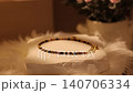 Natural stone bracelets rotate on a stand for a clear view 140706334