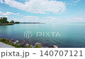 Tihany, Hungary - May 19, 2026: Panoramic View of Lake Balaton Shoreline 140707121