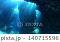 Light pouring down onto the seabed: Iriomote Island, the Lapis Lazuli Palace Light pouring down onto the seabed: Iriomote Island, the Lapis Lazuli Palace 140715596