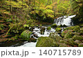 Autumn foliage at Tateshina Great Waterfall in Nagano Prefecture 140715789