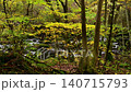 Autumn foliage at Tateshina Great Waterfall in Nagano Prefecture 140715793