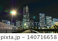 橫濱港未來地區夜景縮時攝影 4K 140716658