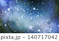 神秘的なブルーの宇宙空間と惑星	 140717042