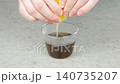 Sun Rouge Tea, which changes color with lemon juice. 140735207