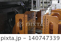 Automation Heavy Industry machine working. Plastic injection mold factory machine working, Die casting plant. 140747339