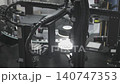 High speed inspection machine. Automation factory working high precision photo defect detector photograph quality control. 140747353