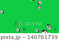Soccer Balls Floating Up on Green Screen Background Loop. 140761739