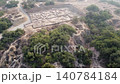 Harappa archaeological Pakistan landscape featuring residential blocks and covered drainage systems 140784184
