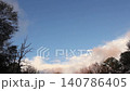Clouds Rolling in During Early Evening on Cold Winter Day Time Lapse  140786405