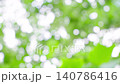 A vertical abstract background image featuring beautiful bokeh and gradients created by dazzling light and fresh green leaves. 140786416