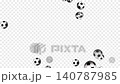 Soccer Balls Floating Up on Transparent Screen Background Loop. 140787985